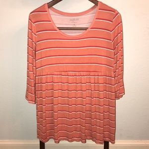 3/$20 Orange Maternity Top